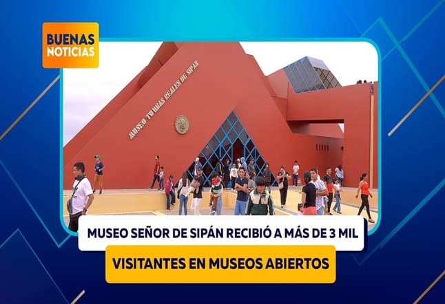 MÁS DE 3 MIL PERSONAS VISITARON TUMBAS REALES DE SIPÁN